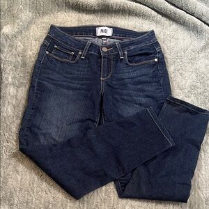 PAIGE Dark Blue Skinny Jeans